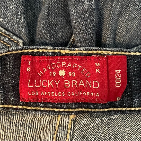 Lucky Brand Sienna Cigarette Distressed Skinny Jeans Size 00/24 - Picture 7 of 8